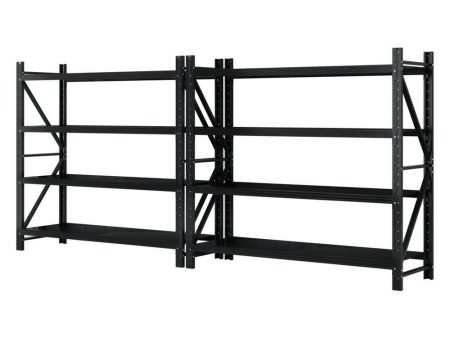 Giantz 4Mx1.8M Garage Shelving Warehouse Rack Black Online