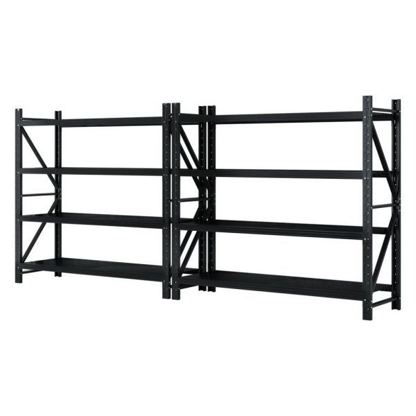 Giantz 4Mx1.8M Garage Shelving Warehouse Rack Black Online