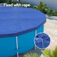 Aquabuddy Pool Cover Fit 3.66m Round Above-ground Swimming Pool Blanket Blue For Cheap