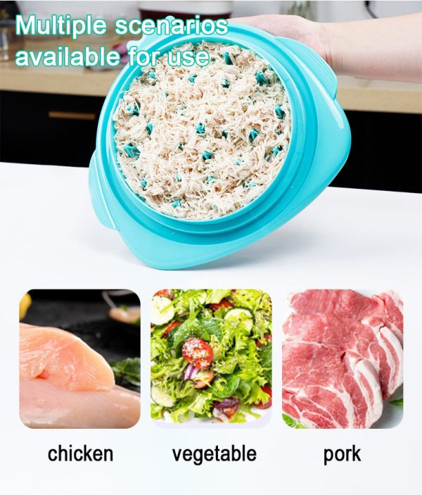 2pcs blue New Chicken Shredder - Effortless Chicken Breast Shredding Tool for Meal Prep and Baby Food Online