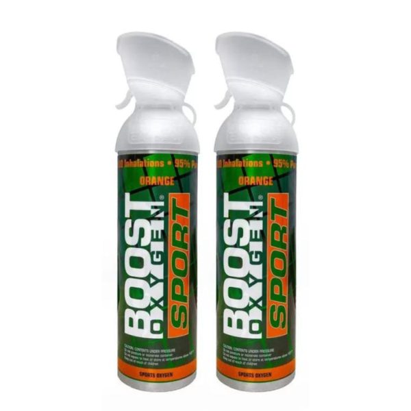 2x 10 Litres of Boost Sport Oxygen in a Can Supplemental - 200 Breath (Large) Supply