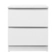 Artiss Bedside Table 2 Drawers - PEPE White Online Hot Sale