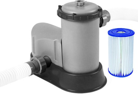 Bestway Pool Pump Cartridge Filter 1500GPH 5678L H Flowclear™ Filters Cleaner on Sale