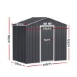 Giantz Garden Shed Outdoor Storage 2.15x1.3M Tool Workshop House Shelter Sliding Door Sale