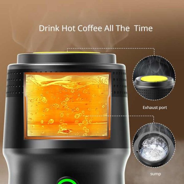 Silver Portable Fully Automatic Espresso Coffee Machine - Universal 3-in-1 Capsule, Coffee Powder & Espresso Maker For Discount