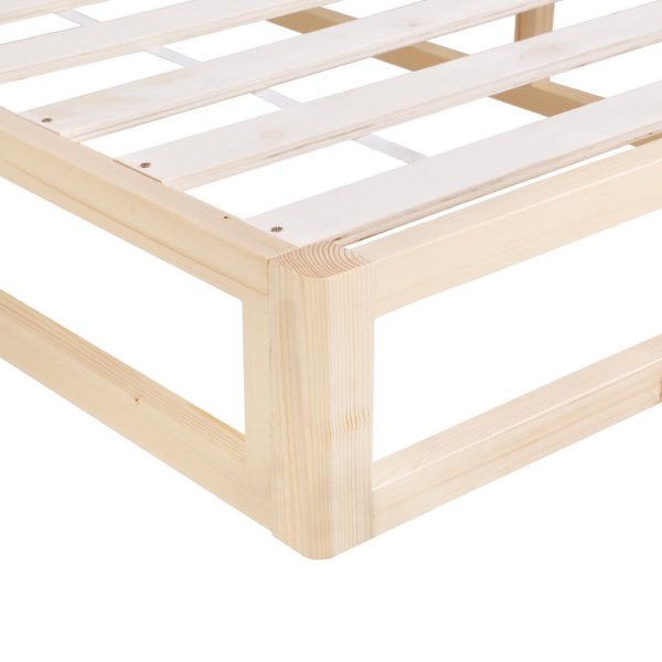 Artiss Bed Frame Queen Size Wooden Base Mattress Platform Timber Pine KALAM For Cheap