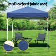 Instahut Gazebo 2x2m Outdoor Patio Garden Marquee Shade Blue For Discount