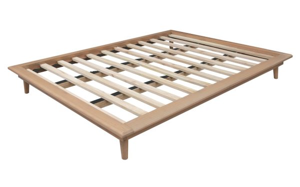 Gatsby Queen Size Platform Bed Base (Natural) Fashion