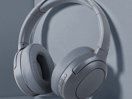 Gray TL-29 PRO Wireless & Wired Over-Ear Bluetooth Headphones - Comfortable and Versatile For Sale