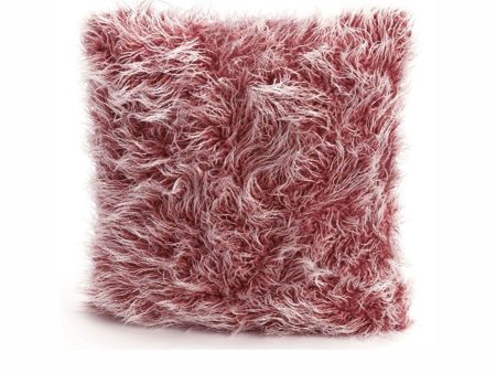 IDC Homewares Virginia Mohair Cushion Red & White Discount