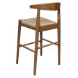 Arden Solid Oak Loom Kitchen Counter Stool (Almond) For Sale