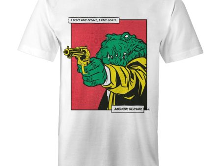 Men s Crocodile Comic Book T-Shirt Hot on Sale