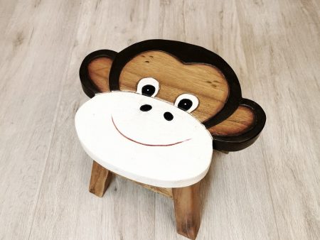 Kids Wooden Stool Monkey Sale