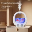 White 3 In 1 Anti-Gravity Humidifier Multifunctional Aromatherapy Machine Bluetooth-compatible Speaker Fish Tank Ambient Light Cheap