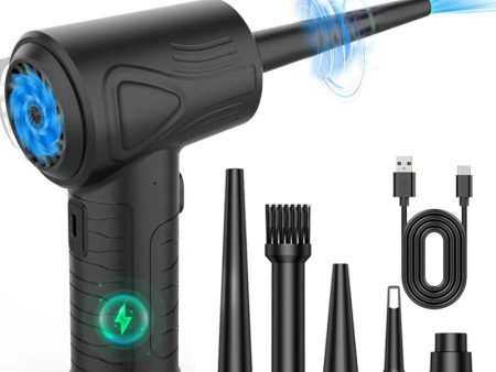 Electric Air Duster for Cleaning Computers, Keyboards, Car Interiors - Wireless and Portable Blower Fashion