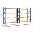 Giantz 4Mx2M Garage Shelving Warehouse Rack Orange Discount