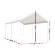 Instahut Carports 3x6m Carport Kits Steel Shelter Gazebo Canopy Garage Portable Garden Shed For Sale