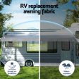 Weisshorn 17ft Caravan Awning RV Replacement Fabric 4.93M x 2.42M Online