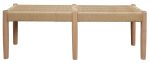 Kelly Loom Oak Bench (Natural) Discount