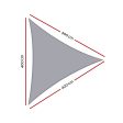 Instahut Waterproof Shade Sail Shade cloth Triangle Canopy 220GSM 4x4x4m Online Hot Sale