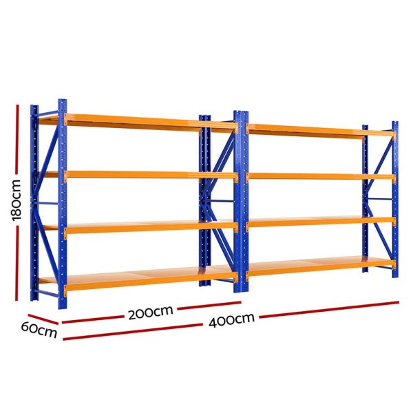 Giantz 4Mx1.8M Warehouse Shelving Garage Rack Online