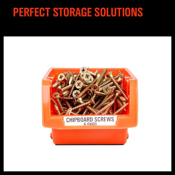 NEW 8 PC Wall Mounted Storage Bins Rack Set Nuts Bolts Organizer Parts 97903 For Discount