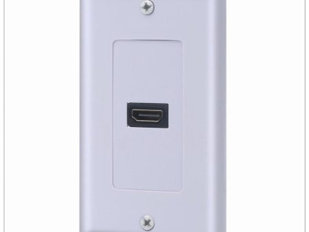 1 Port HDMI Wallplate - Supports 4K, 3D Wall Plate Cheap