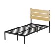 Artiss Bed Frame King Single Size Metal Base Mattress Platform Foundation PAULA Discount