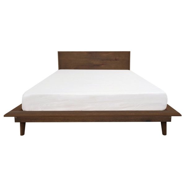 Gatsby Platform Queen Bed (Walnut) Fashion