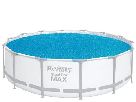 Bestway Pool Cover Solar Fits 4.17m Round Above Ground Swimming Pool Blanket Online now