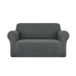 Artiss Sofa Cover Couch Covers 2 Seater Stretch Grey Online Sale