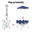 Instahut Gazebo 2x2m Outdoor Patio Garden Marquee Shade Blue For Discount