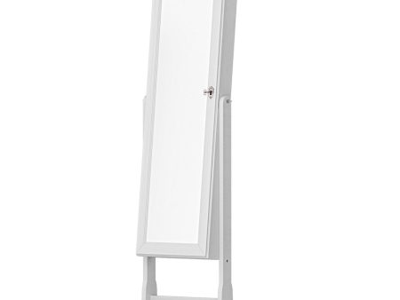 Artiss Jewellery Cabinet Mirror Free Standing on Sale