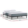 Artiss Bed Frame Queen Size Metal Frame TED Online now