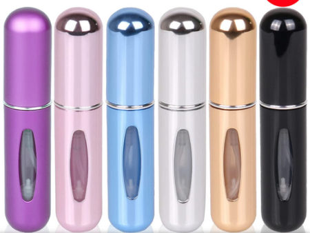 6ps Mini Perfume Atomizer Portable Travel Refillable Bottle Scent Pump Spray 5ml Online Hot Sale