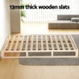 Artiss Bed Frame Queen Size Wooden Base Mattress Platform Timber Pine KALAM For Cheap