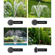 Gardeon Solar Pond Pump Submersible Fountain with Battery Kit LED Lights 5.2FT Online Hot Sale