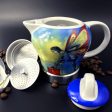 Fairy Vintage Porcelain Ceramic Italian Stove Top Espresso Coffee Maker 3-4Cups 200ml Fashion