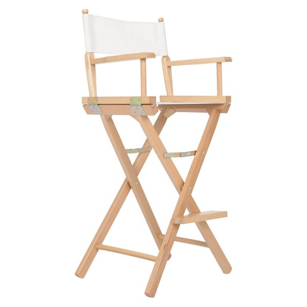 Director Movie Folding Tall Chair 76cm Beech WOOD HUMOR on Sale