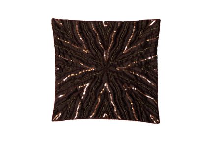 IDC Homewares Sequin Cushion Cover Bella Chocolate on Sale