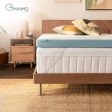 GOMINIMO Dual Layer Mattress Topper 3 inch with Gel Infused (Twin) Supply