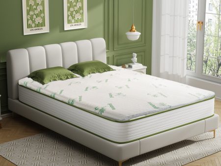 4cm Memory Foam Mattress Topper with Bamboo Cover - King on Sale