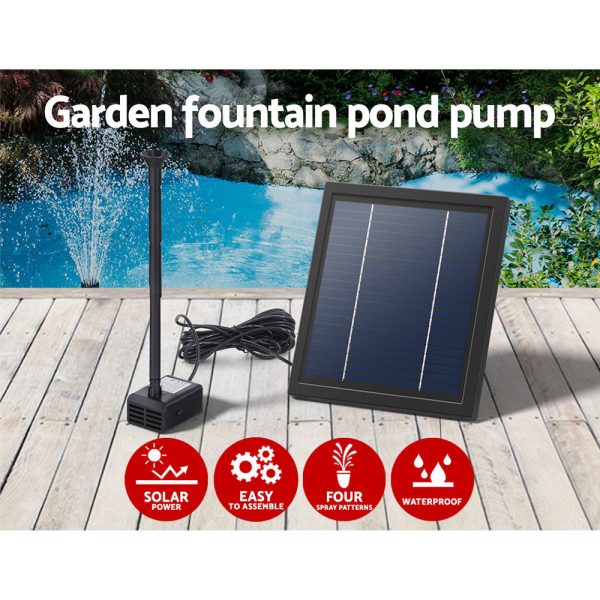 Gardeon Solar Pond Pump Submersible Water Fountain Kit 6.1FT Discount