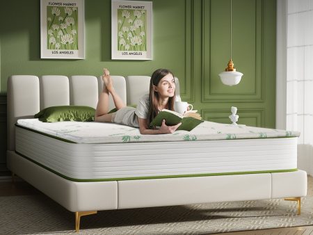 4cm Memory Foam Mattress Topper with Bamboo Cover - Queen Hot on Sale