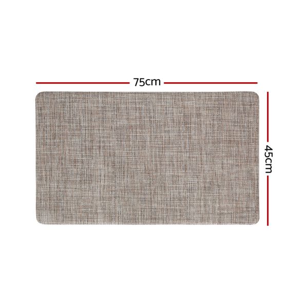 Artiss Kitchen Mat 45x75cm Textilene Floor Rug Carpet Non-slip For Cheap