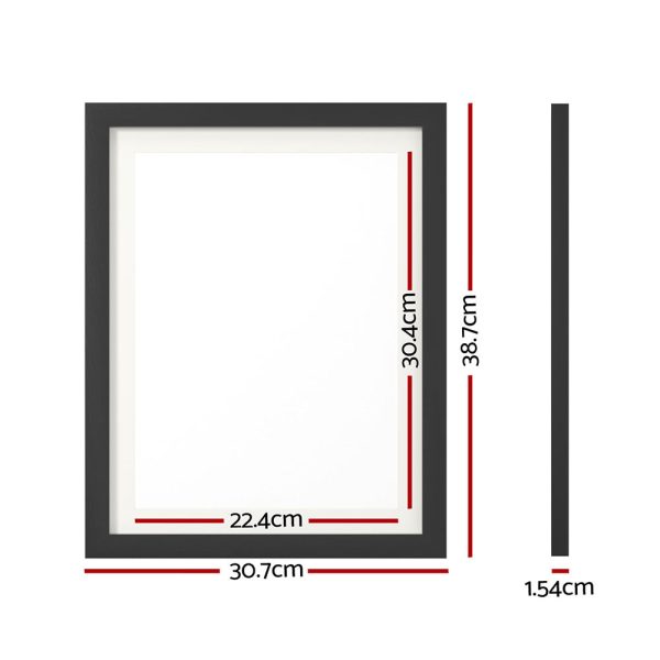 Artiss Photo Frame 3PCS Set Black For Cheap