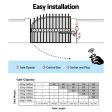 LockMaster Automatic Electric Gate Opener Single Swing Remote Control 300KG 5M Discount