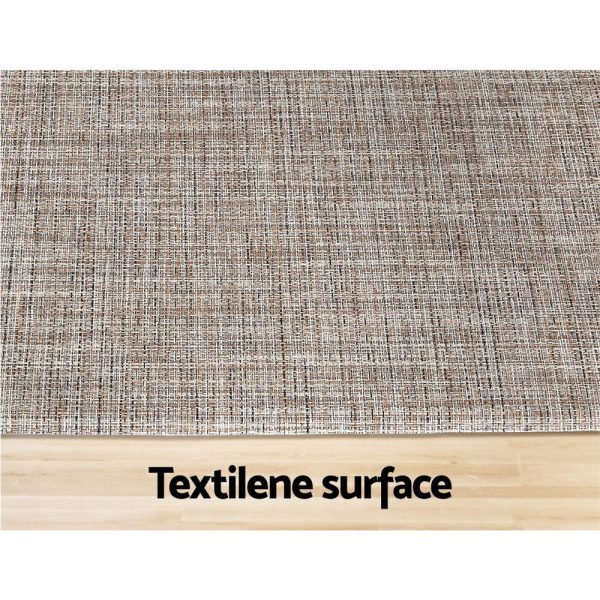 Artiss Kitchen Mat 45x150cm Textilene Floor Rug Carpet Non-slip Discount