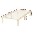 Artiss Bed Frame Single Size Wooden Base Mattress Platform Timber Pine AMBA Supply