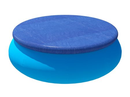 Aquabuddy Pool Cover Fit 2.44m Round Above-ground Ring Swimming Pool Blanket Blue Online Hot Sale